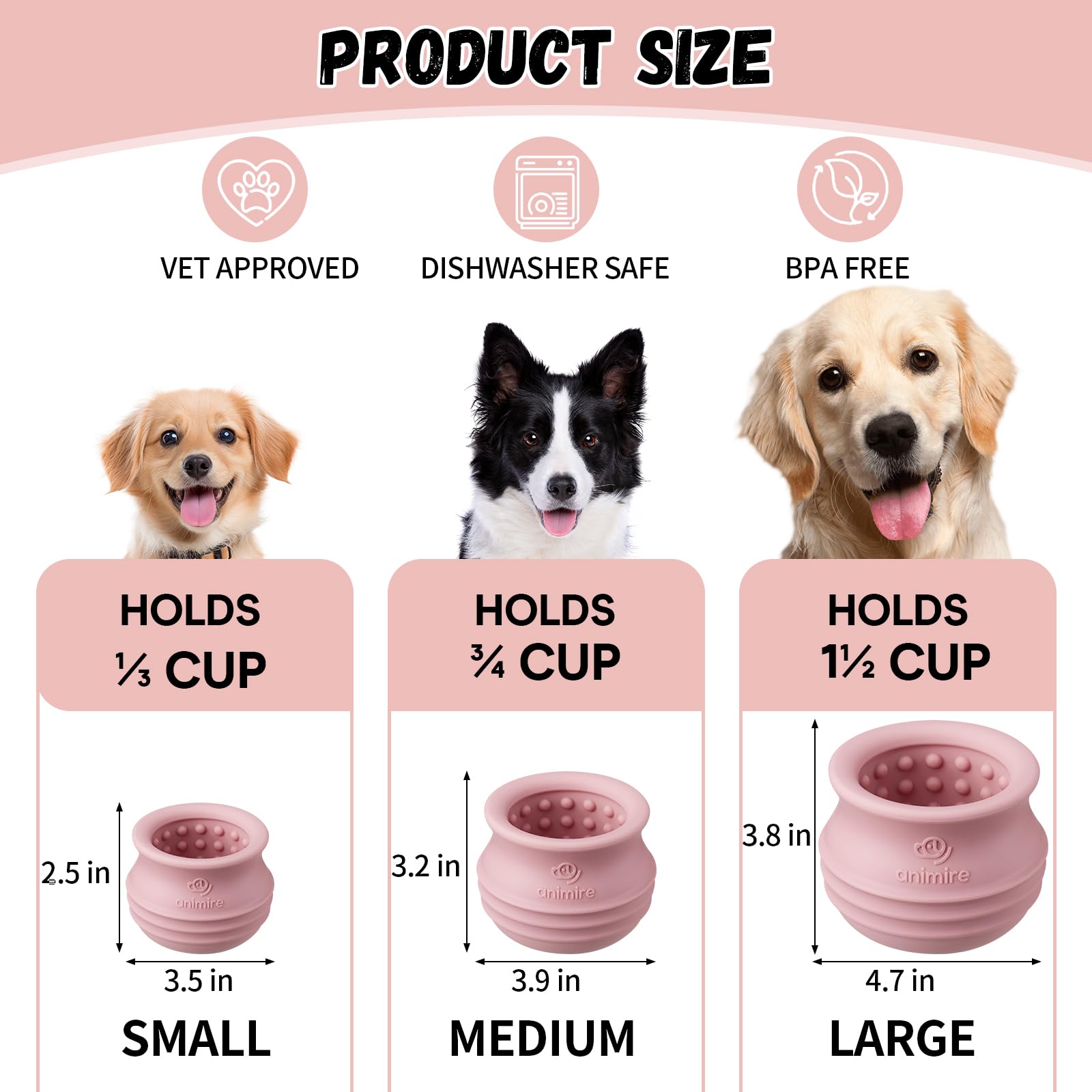 Animire jouet-sante-dentaire-chien aide à soutenir l’hygiène buccale pendant le jeu.