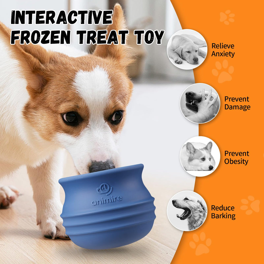 Animire jouet en silicone durable et sans BPA pour la sécurité du chien.