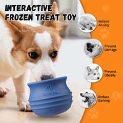 Animire jouet en silicone durable et sans BPA pour la sécurité du chien.
