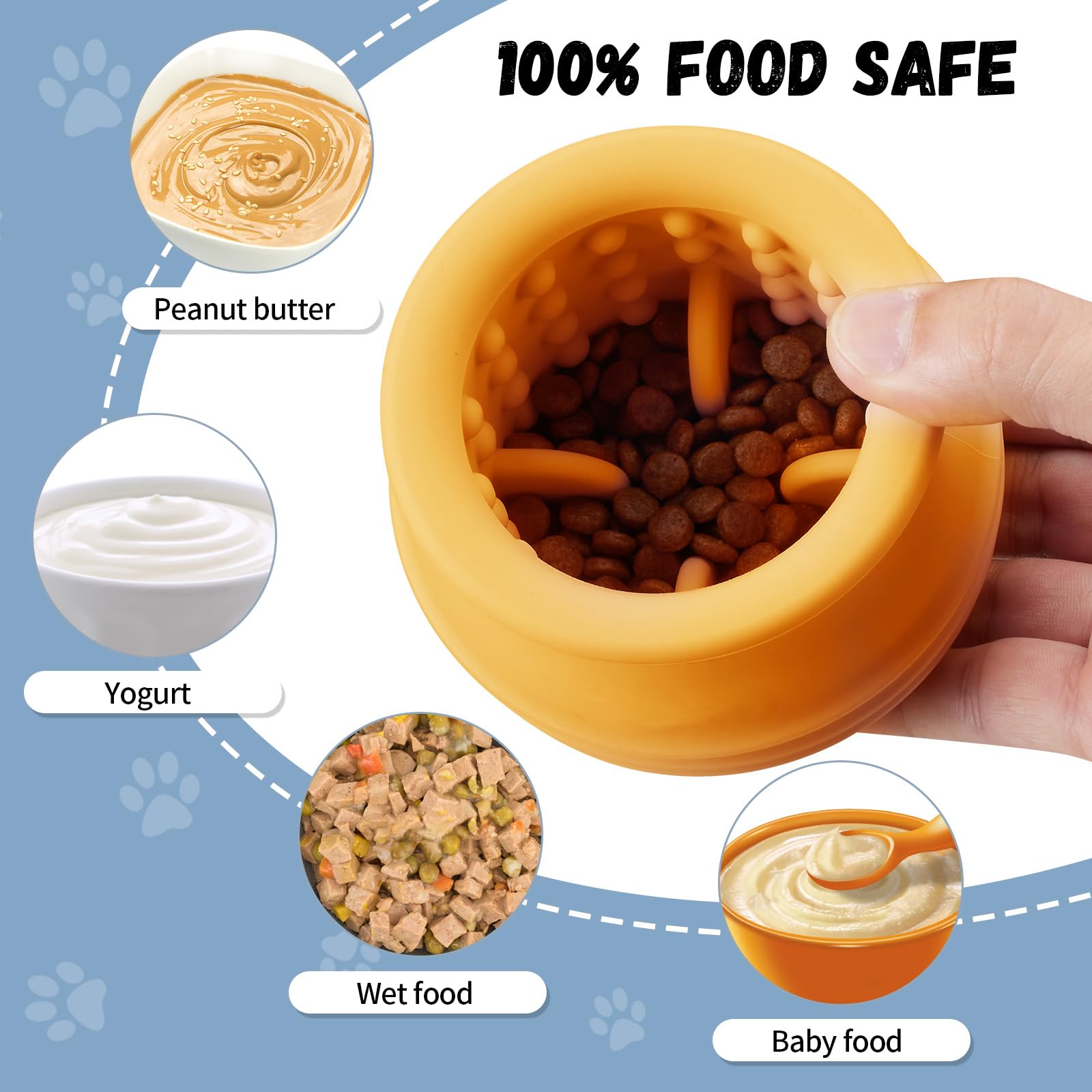 Jouet Animire en silicone durable, sûr pour les chiens.