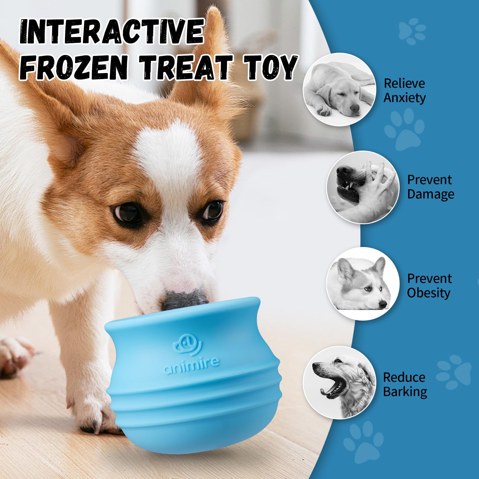 Le silicone durable et sans BPA d’Animire assure sécurité et durabilité.