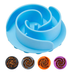 Animire lentisseur en silicone pour petit bol chien, repas plus lent et agréable.