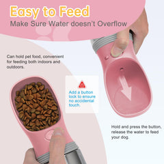 Ouverture une main et bol intégré facilitant l'hydratation.