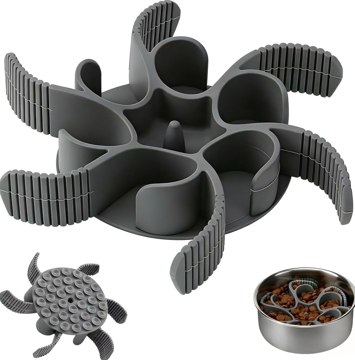 Anipaw insert ralentisseur spirale pour chien, ralentit l'alimentation et favorise une prise maîtrisée