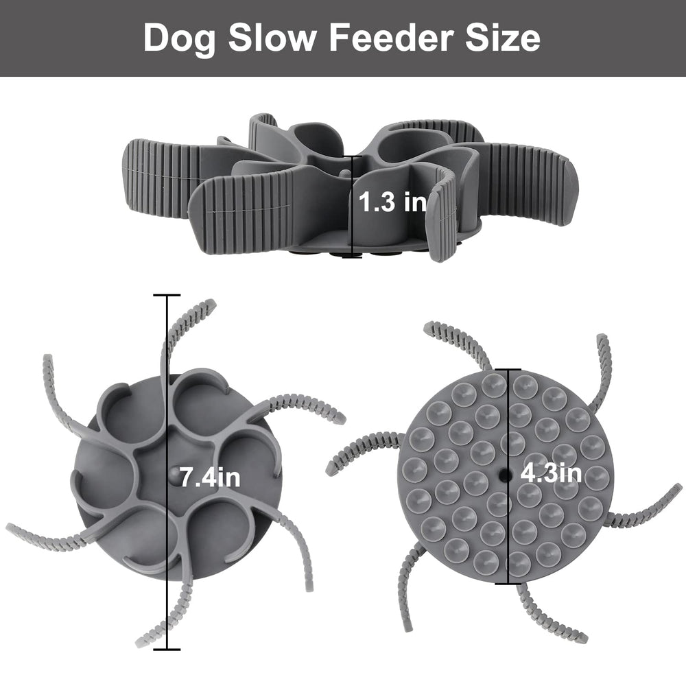 Anipaw ligne coupe reglable, ajuste la taille du ralentisseur selon le bol
