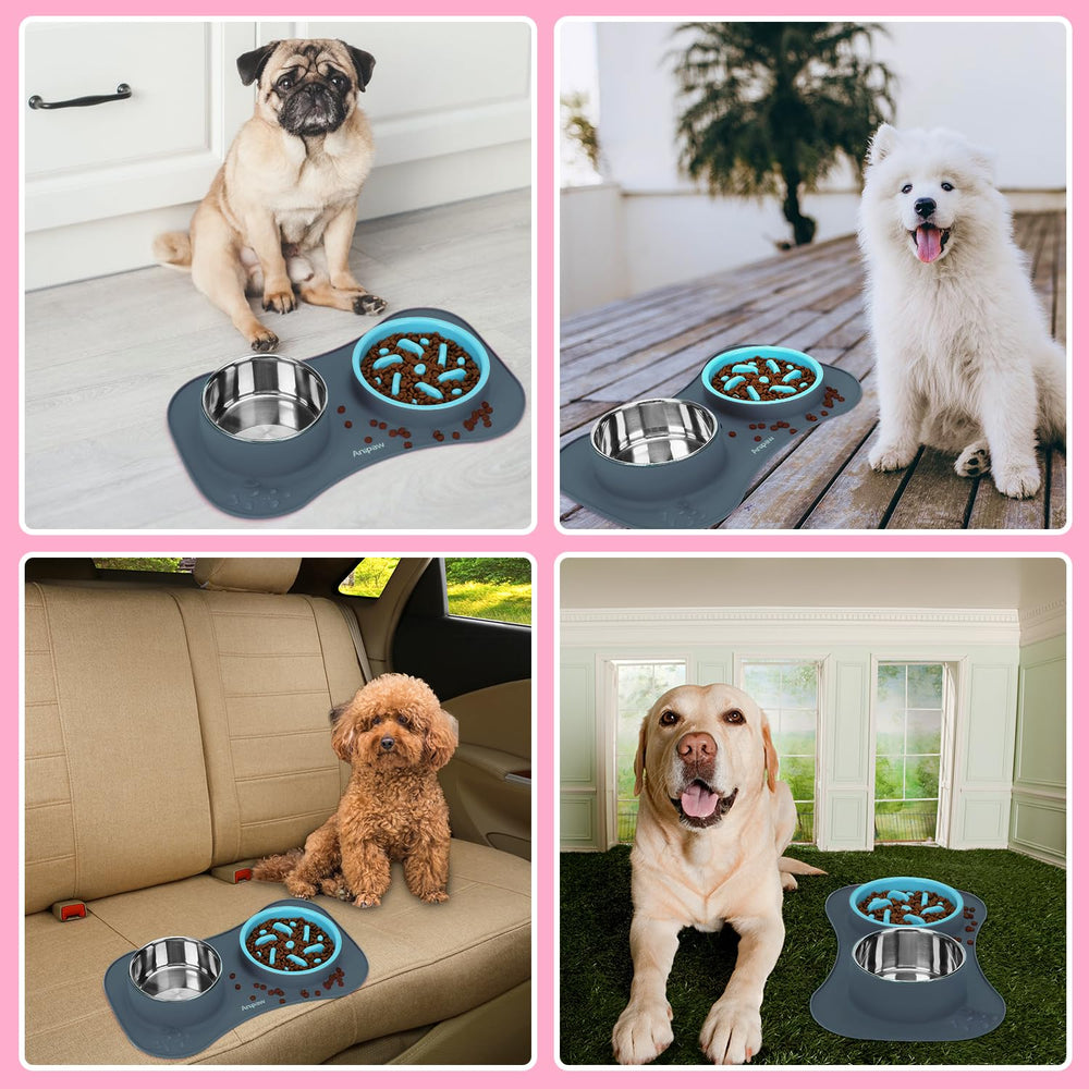 Matériaux sûrs Anipaw: inox et silicone faciles à nettoyer.