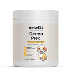 Aniwell DermaPrex : huile d'anchois pour la peau saine et le pelage brillant.