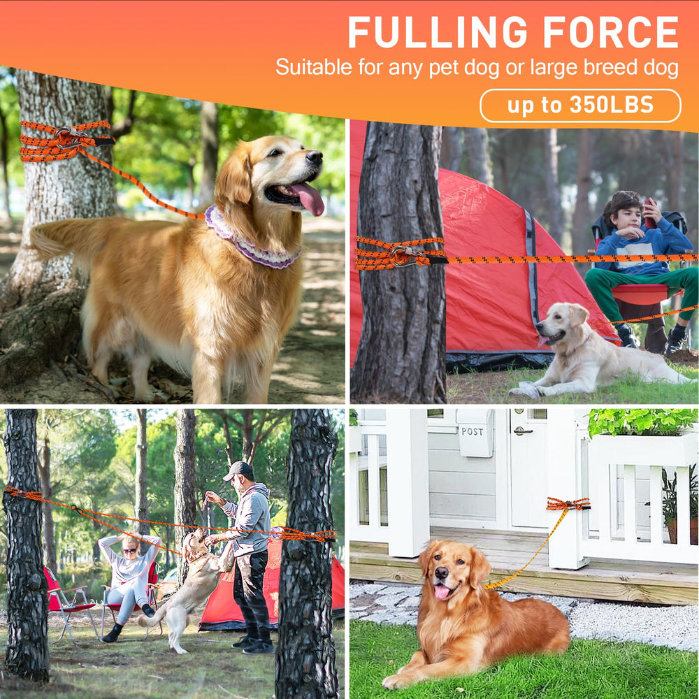 ANKEWY corde camping légère pour chien et déplacements faciles.