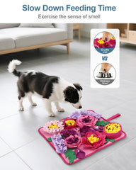 Ankilo Snuffle Mat : base anti-glissante assure une séance sécurisée.