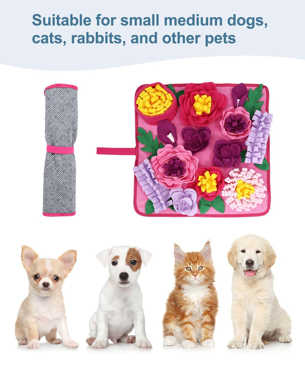 Ankilo Snuffle Mat : lavage en machine et portable pour maison et voyages.