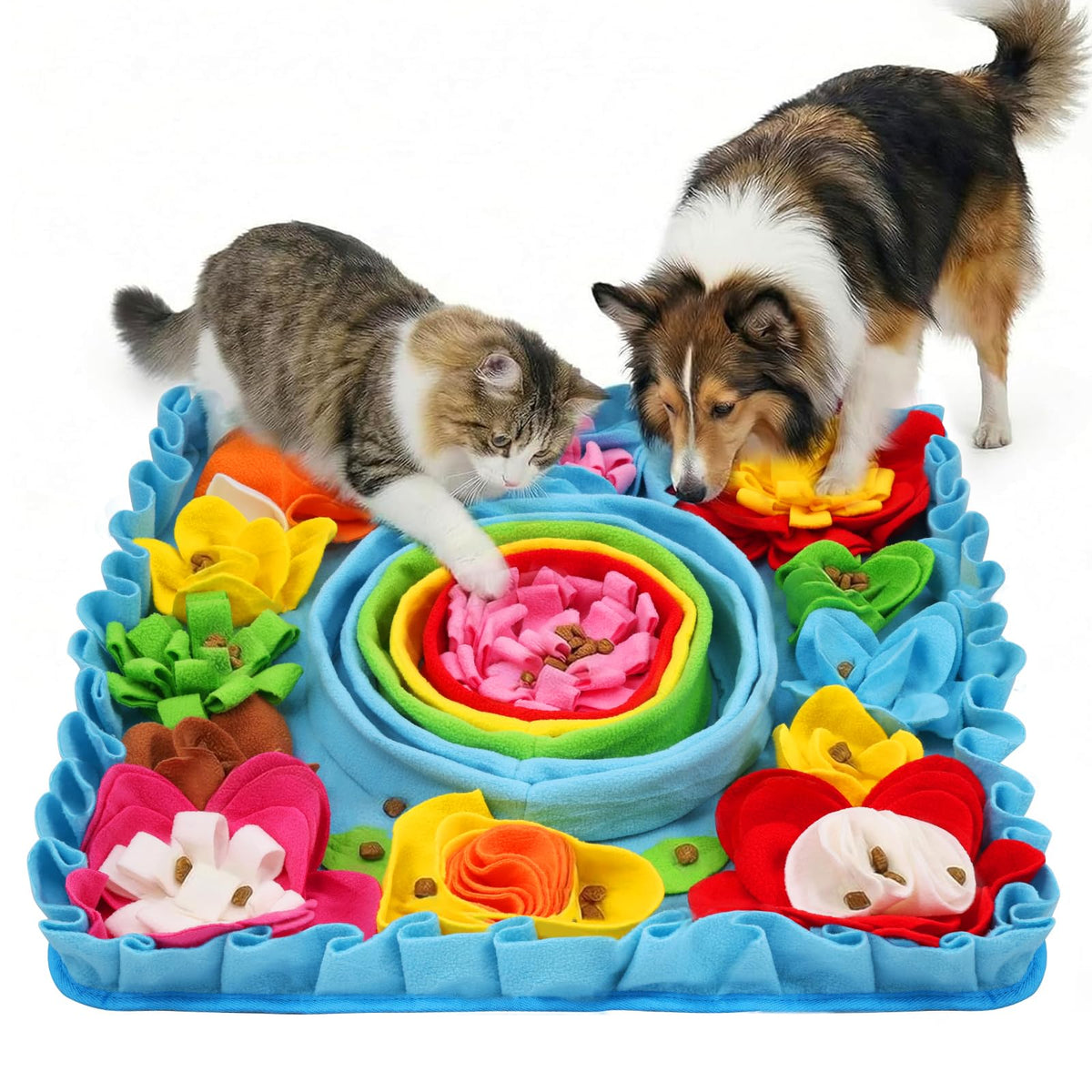 Ankilo tapis-snuffle chien couleurs vives stimule l'odorat et la curiosité.