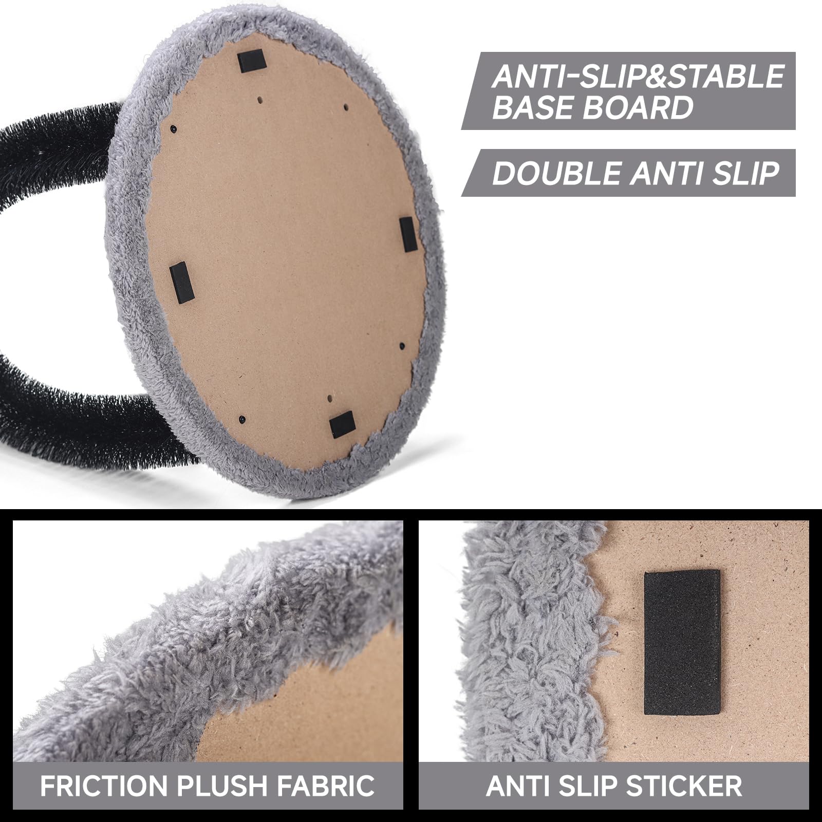 Ankuliy deux brosses haute densité: brossage efficace pour un pelage soyeux.