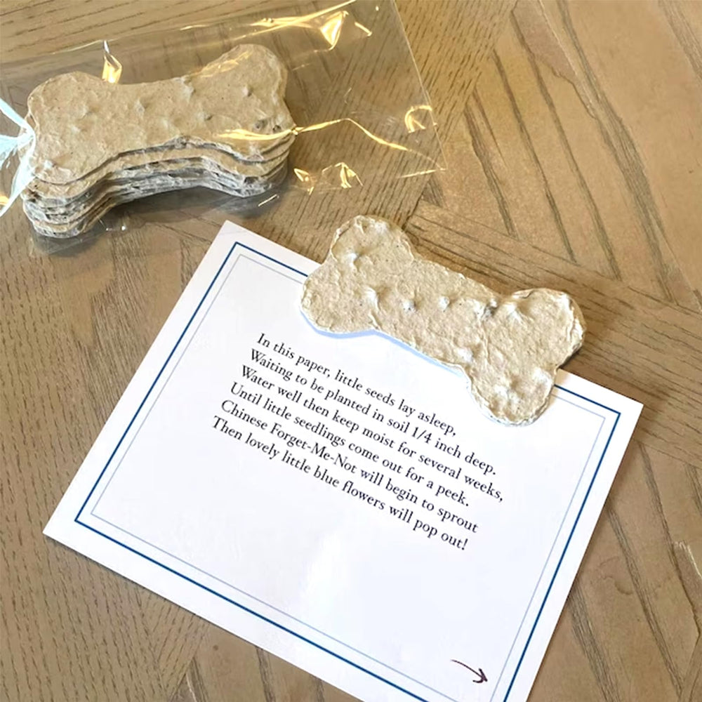 ANLYAWX os-chien-papier-plante : souvenir durable pour honorer un chien