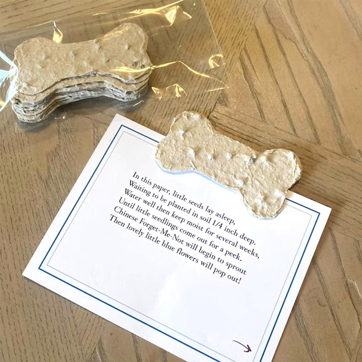 ANLYAWX os-chien-papier-plante : souvenir durable pour honorer un chien