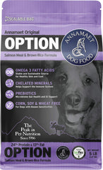 Annamaet Option: sac de 5 livres, croquettes nutritives et pratiques.
