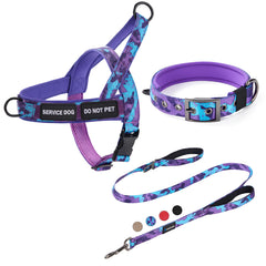 Harnais anti tirage Annchwool pour chien avec rembourrage et sécurité.