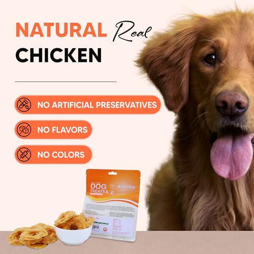 Annika anneaux de poulet protéines: soutien énergétique pour chiens actifs.