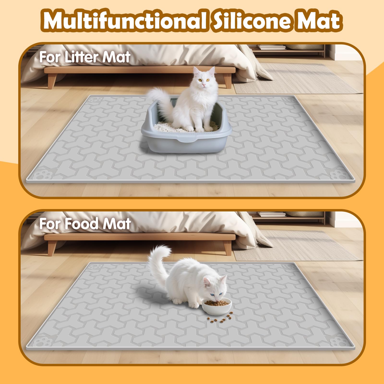ANNIL tapis-litiere-silicone-economique-long-terme moins de remplacements coûteux.