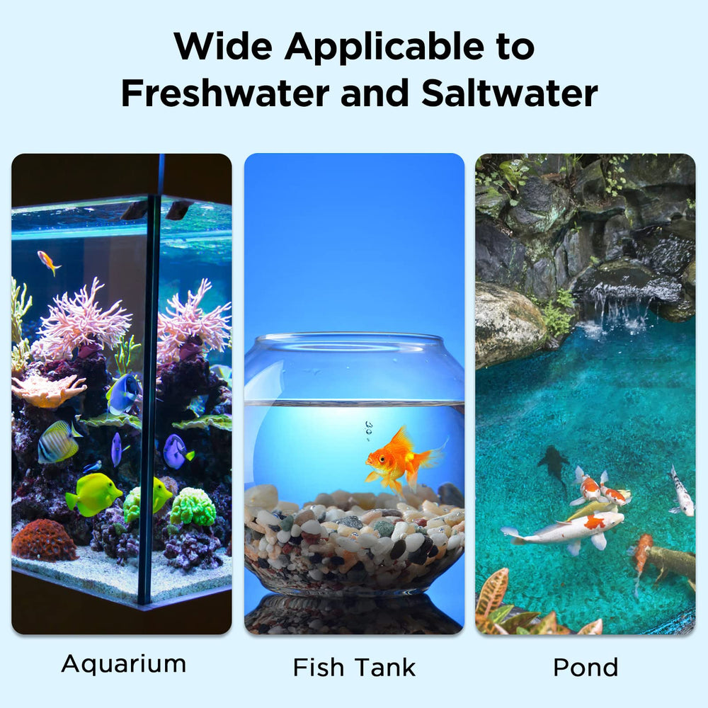 Thermomètre Anniple inclus, surveillance simple de la température de l’aquarium.