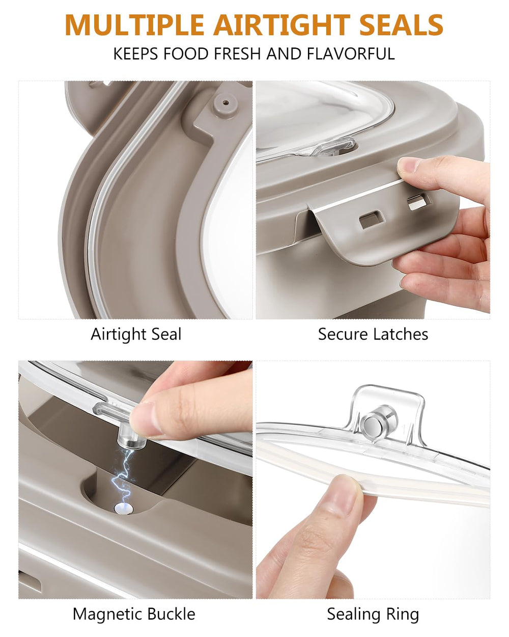ANVS Couvercles Hermétiques: fraîcheur durable et protection contre l humide.