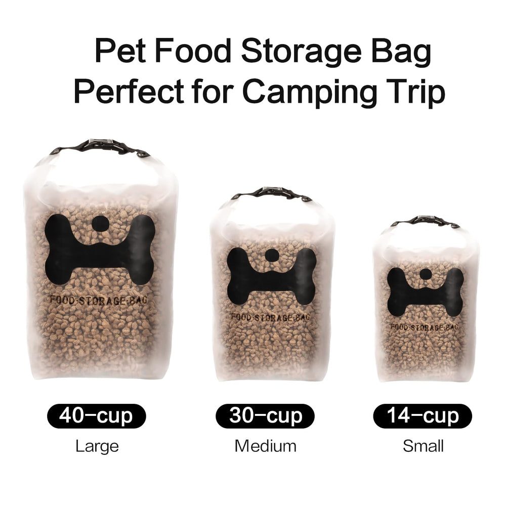 ANVS sac nourriture chien, dimensions 40 tasses et taille adaptée