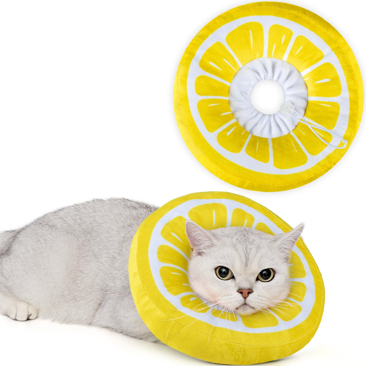 ANWA collier-cone chat doux sur le cou, confort maximal pendant la convalescence.