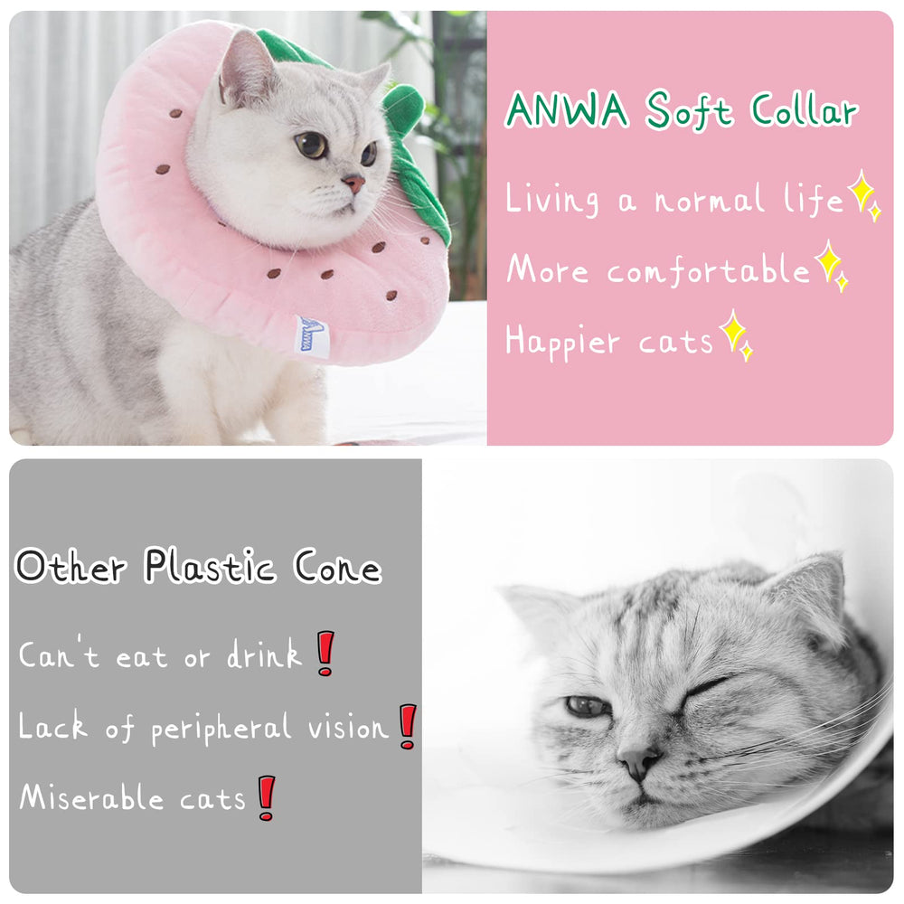 ANWA collier-cone chat-taille-s, facile à porter et à fixer.