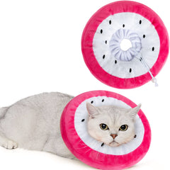 ANWA collier conique chat doux ajustable – vue face, confort élevé et maintien sûrs.