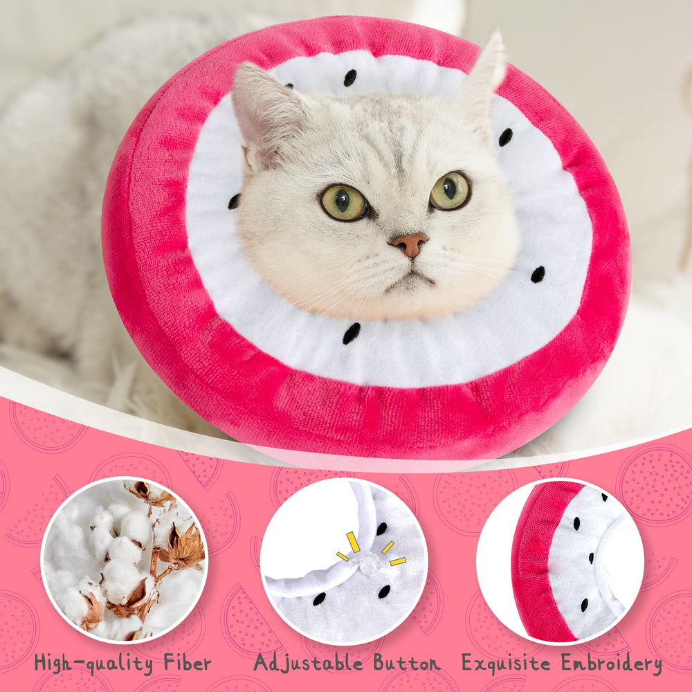 ANWA collier conique chat doux ajustable – taille S, adapté pour petits chats et ajustement sûr.