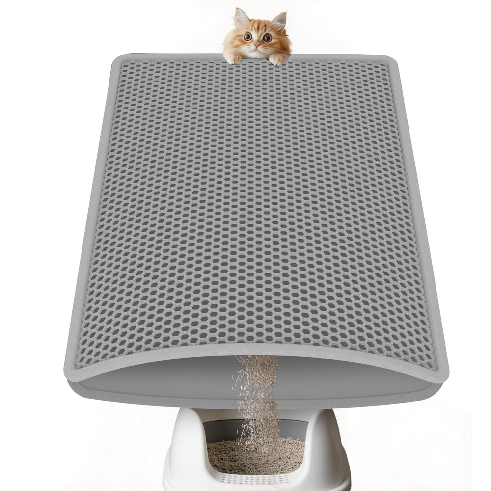 Anywish tapis-litiere rangement-plie design pliable pour ranger discrètement.