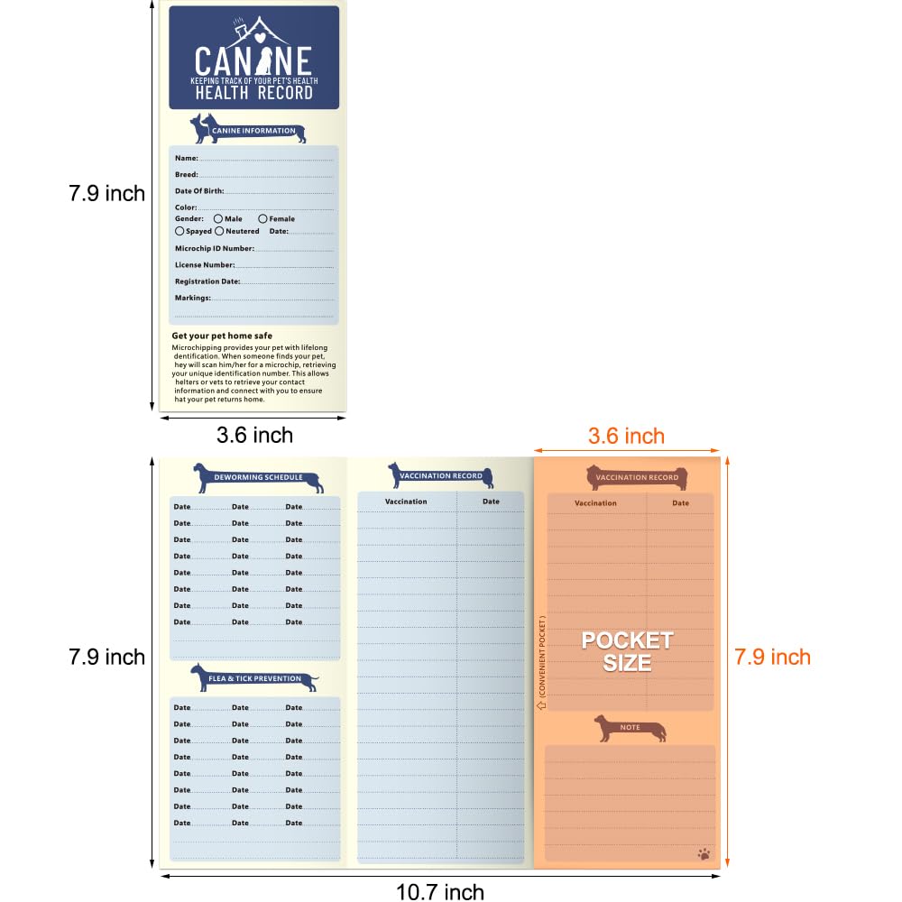Lot de 24 carnets ANZON MORIES pour centre vétérinaire et chenils.