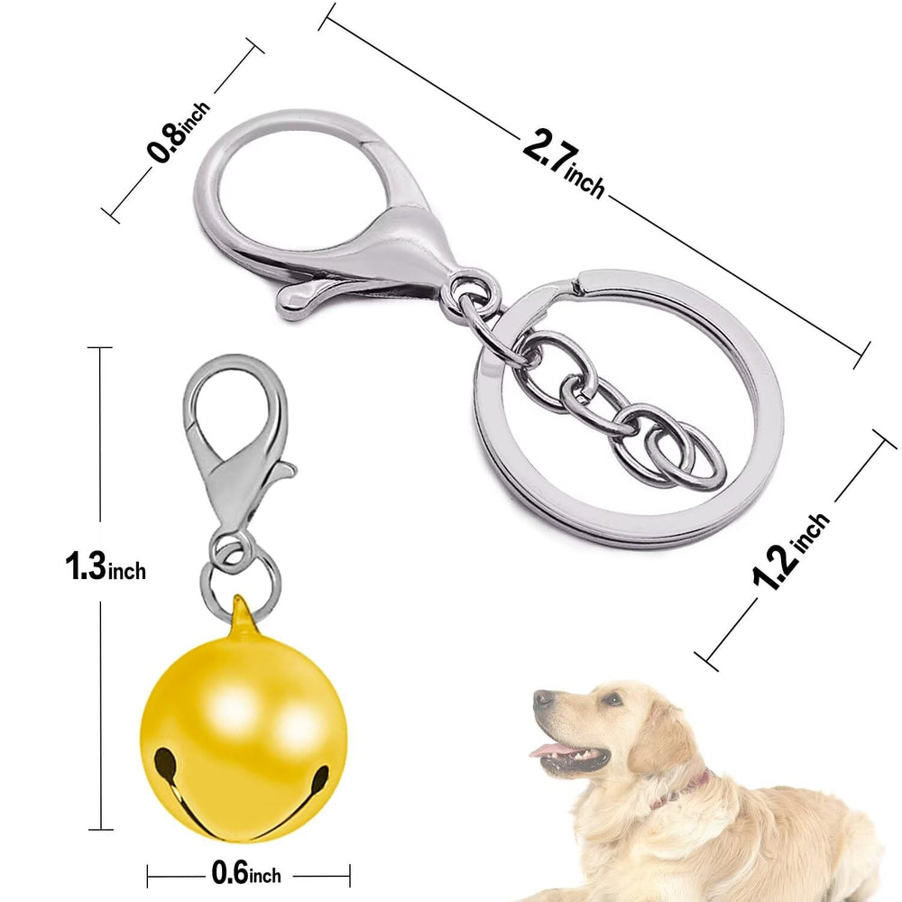 Aoche cloche rouge sur collier, son clair pour attirer l’attention