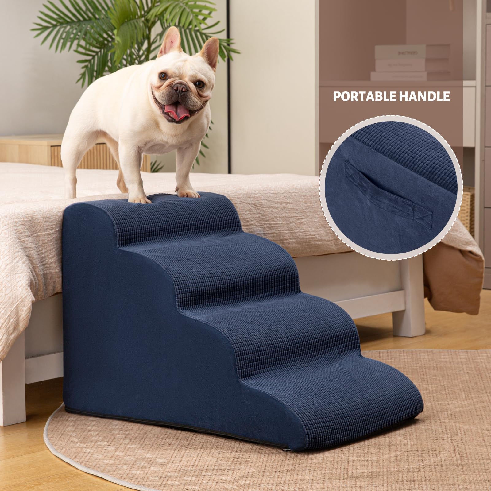 Aodisman base antiderapante bleu, surface stable et sûre