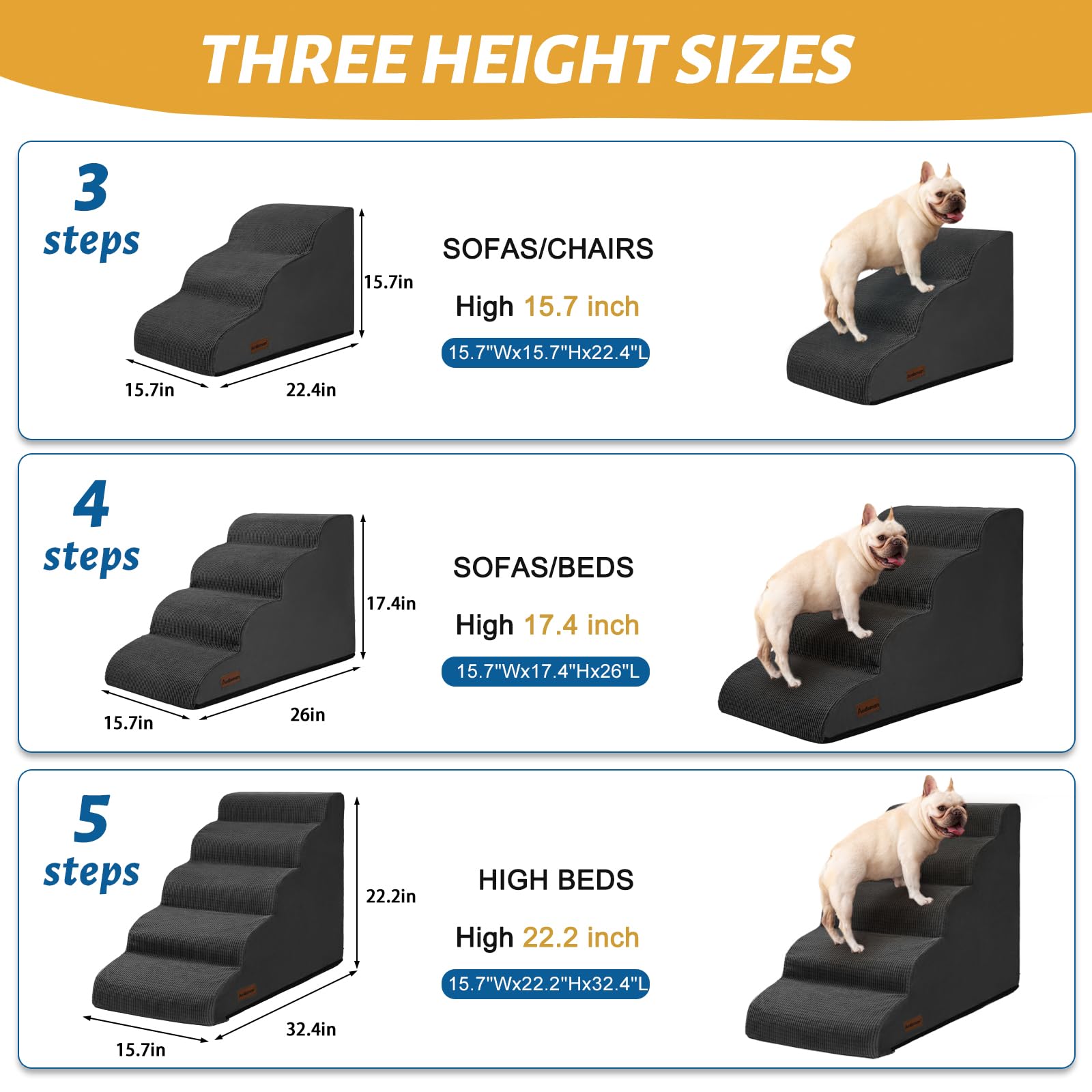 Base antiderapante Aodisman pour escalier, meilleure stabilité