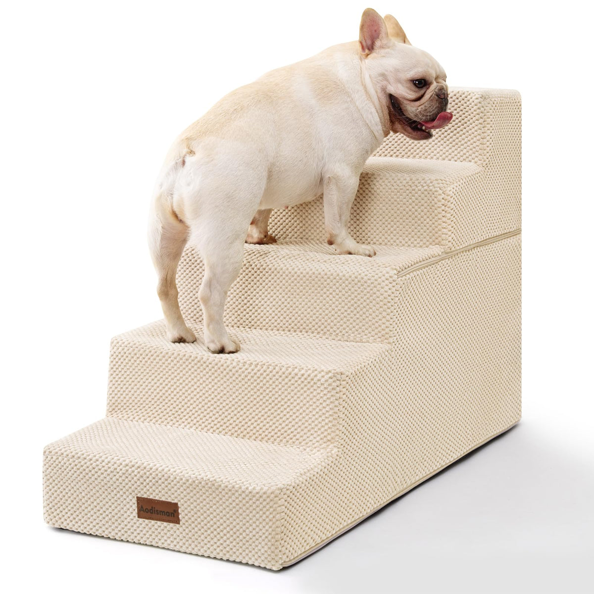 Aodisman escalier cinq étapes pour lit, facilite la montée du chien.