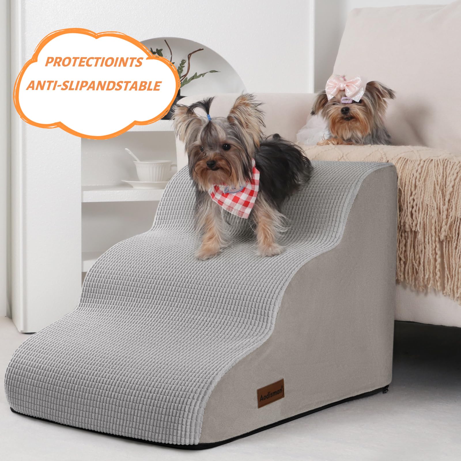 Aodisman rampe chien anti-glisse douces — sécurité et stabilité