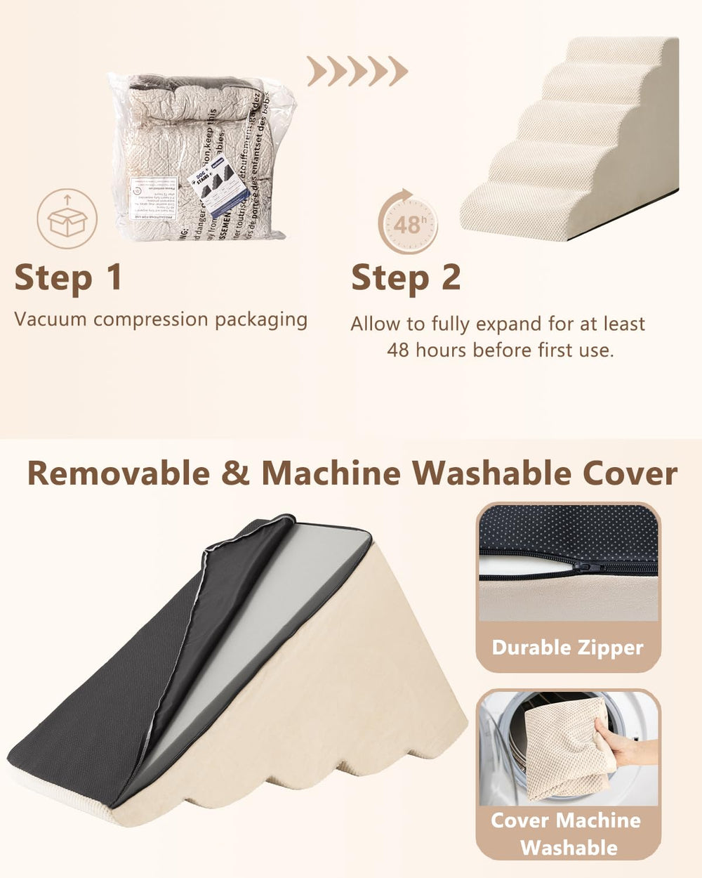 Aodisman mousse durable 30D assure un soutien fiable.