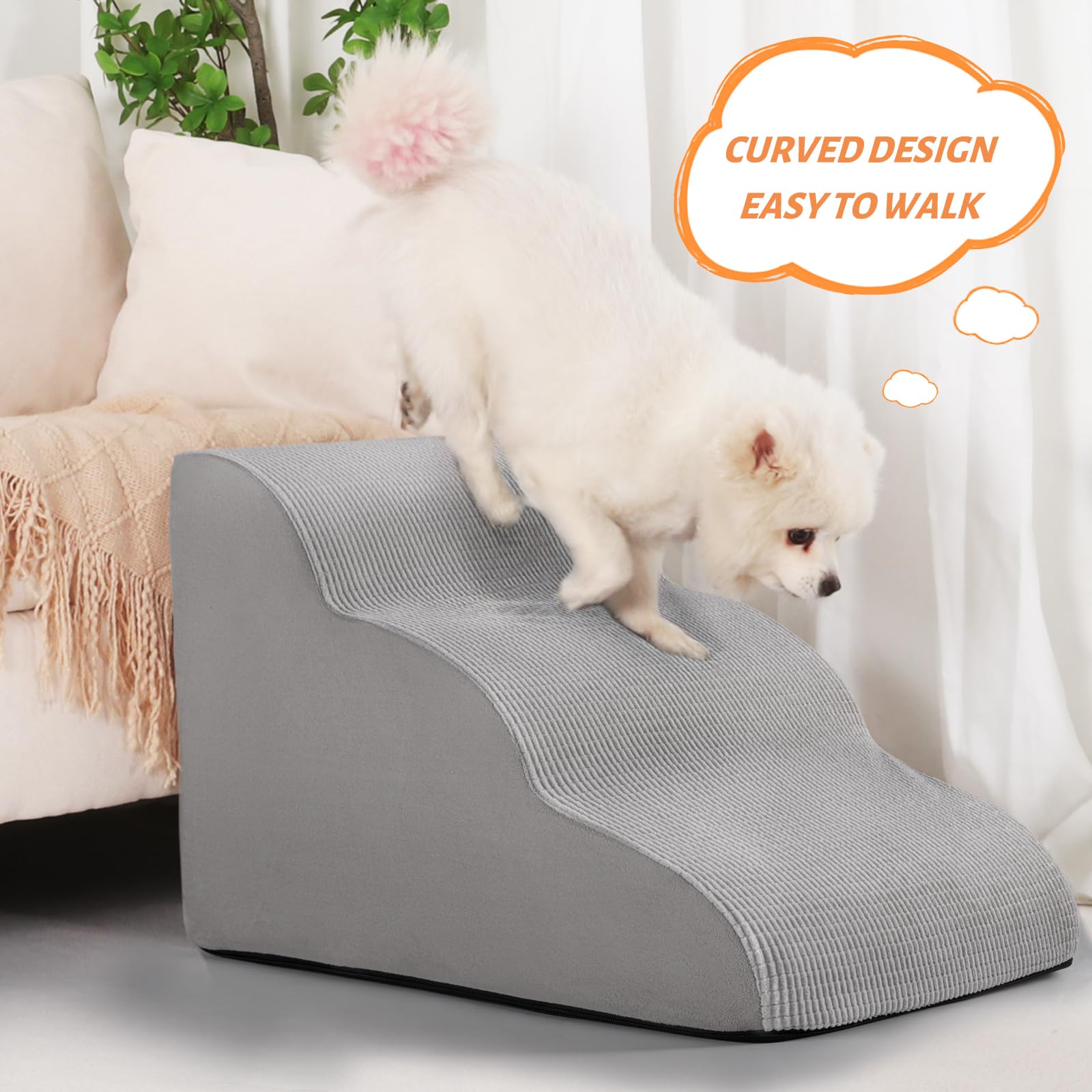 Aodisman rampe chien mousse haute-rebond — soutien confortable