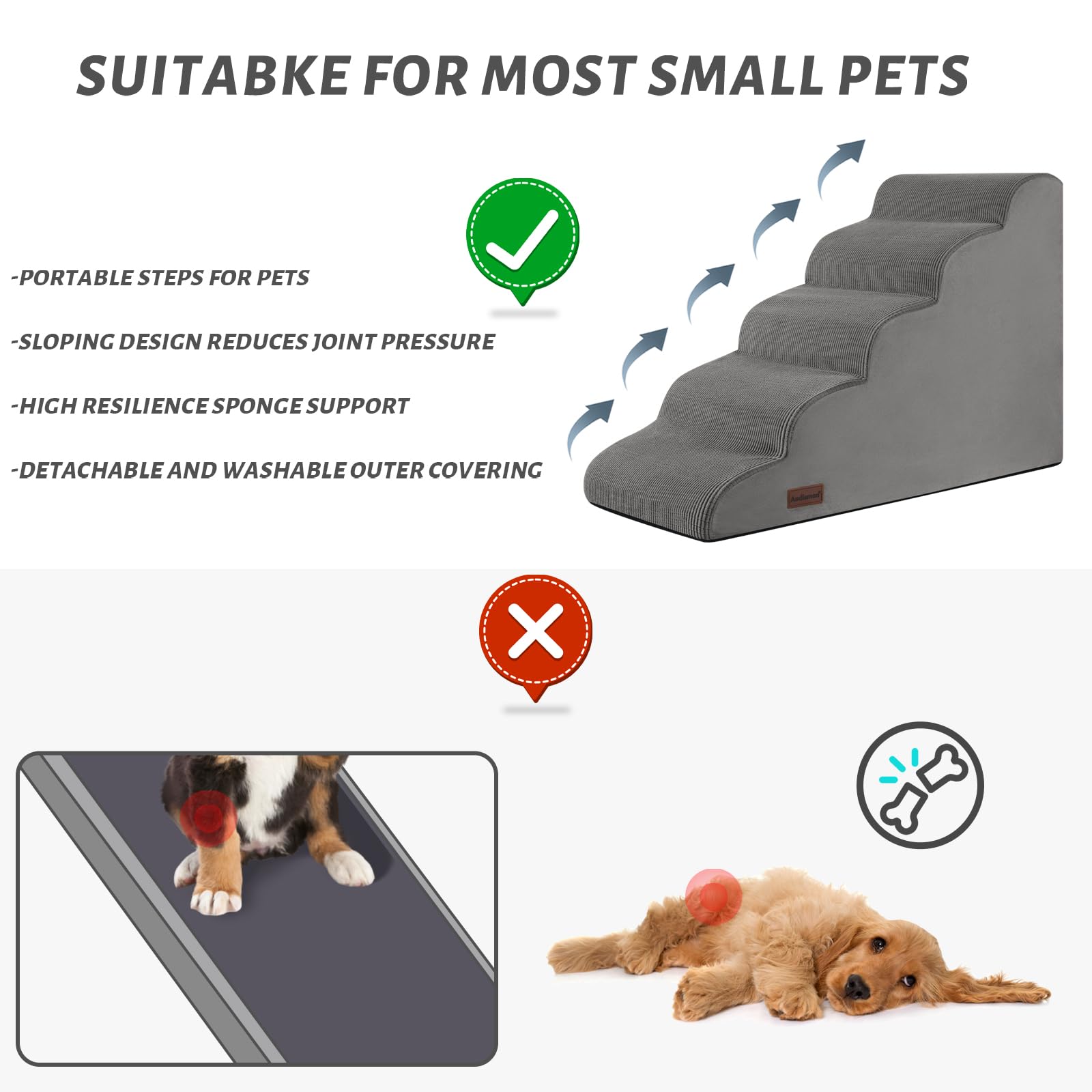 Aodisman utilisation quotidienne gris : aide pour atteindre canapé ou lit.