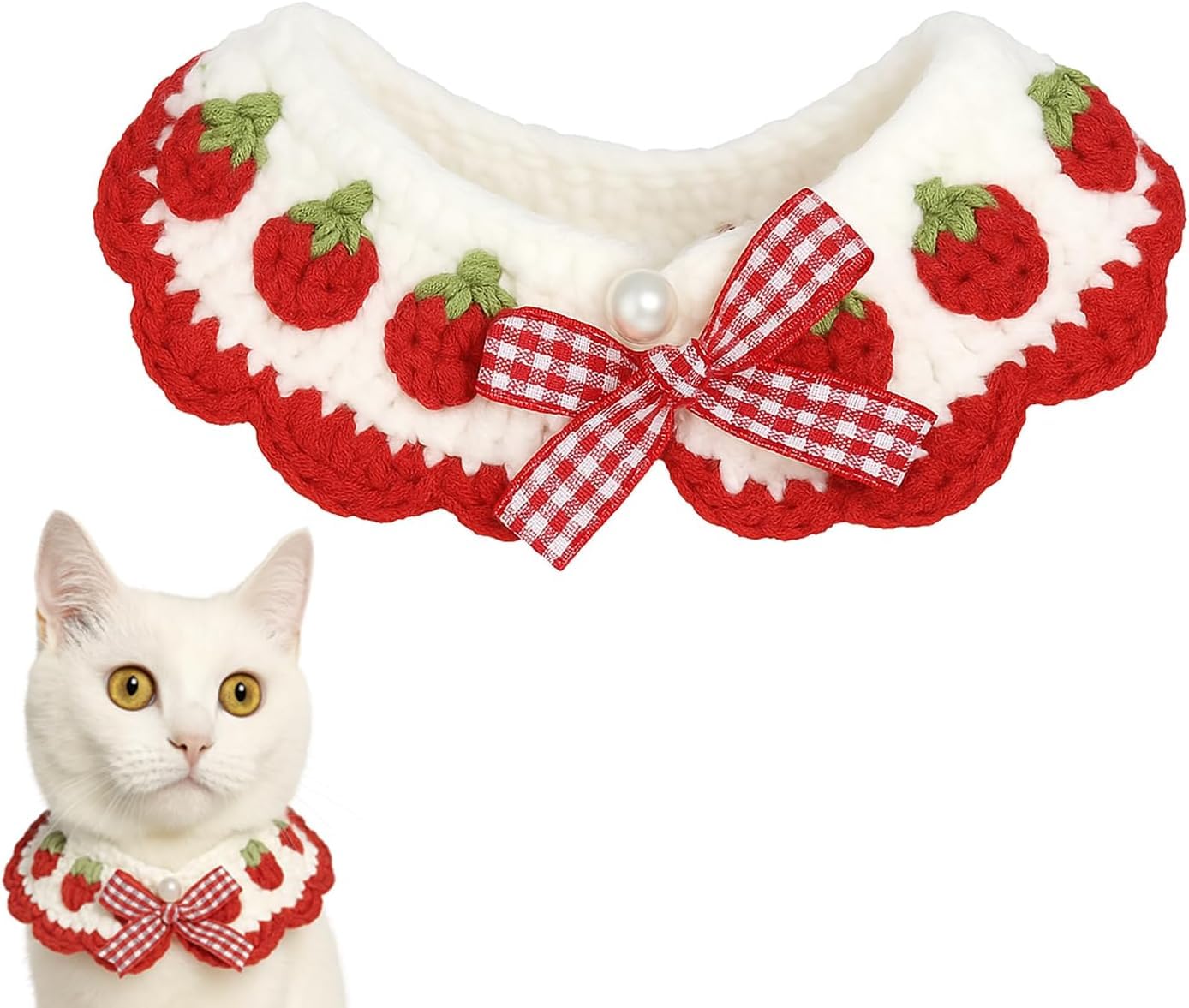 Aoeeki collier chat crochet fait main - confort quotidien pour votre felin