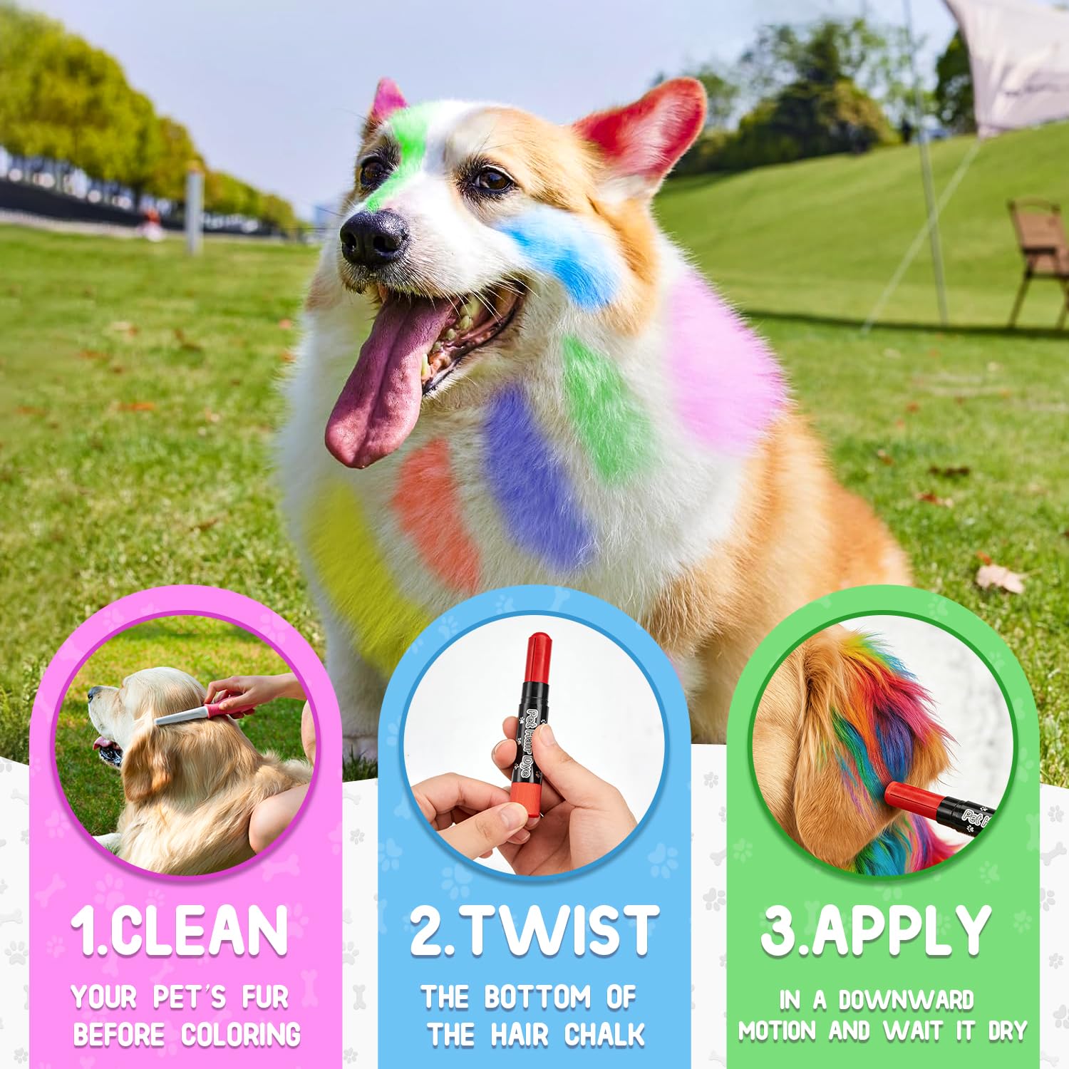 AOFEGRLT poils chien: application simple et efficace.