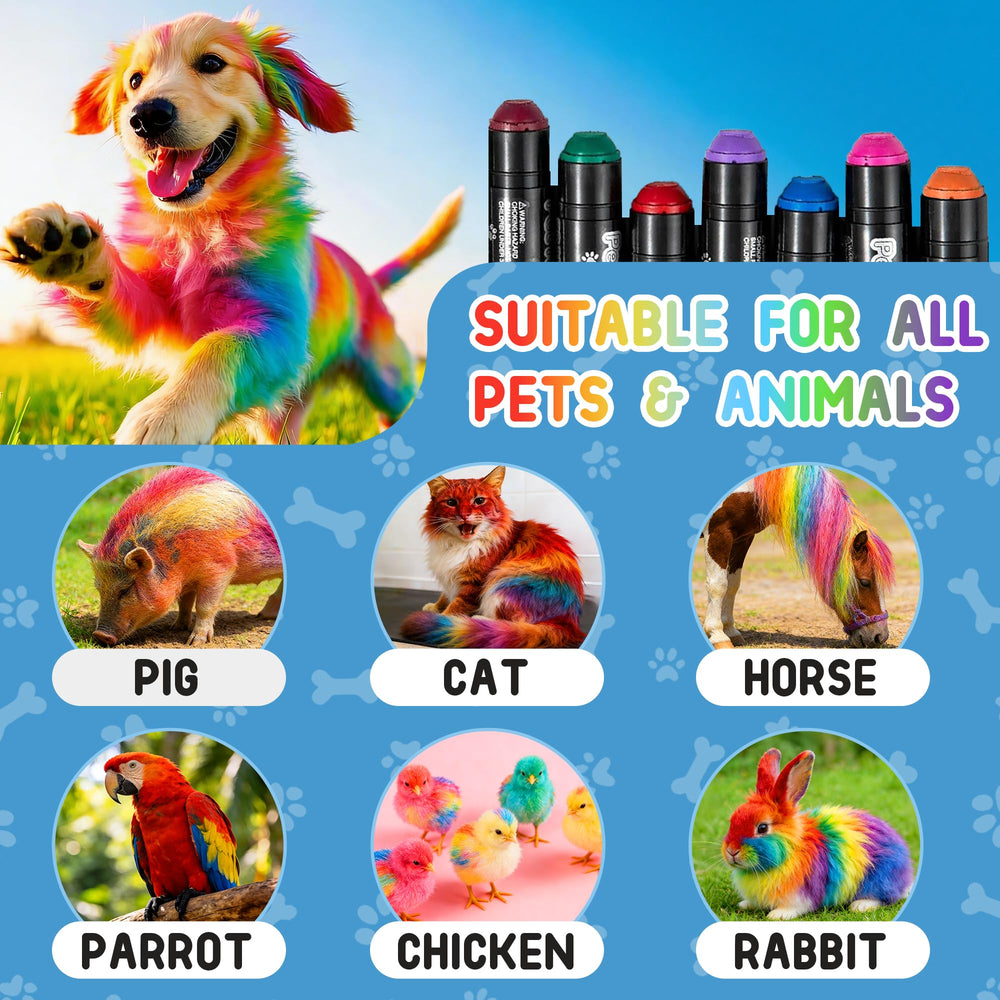 AOFEGRLT teintures animaux: lavable en bain facile.