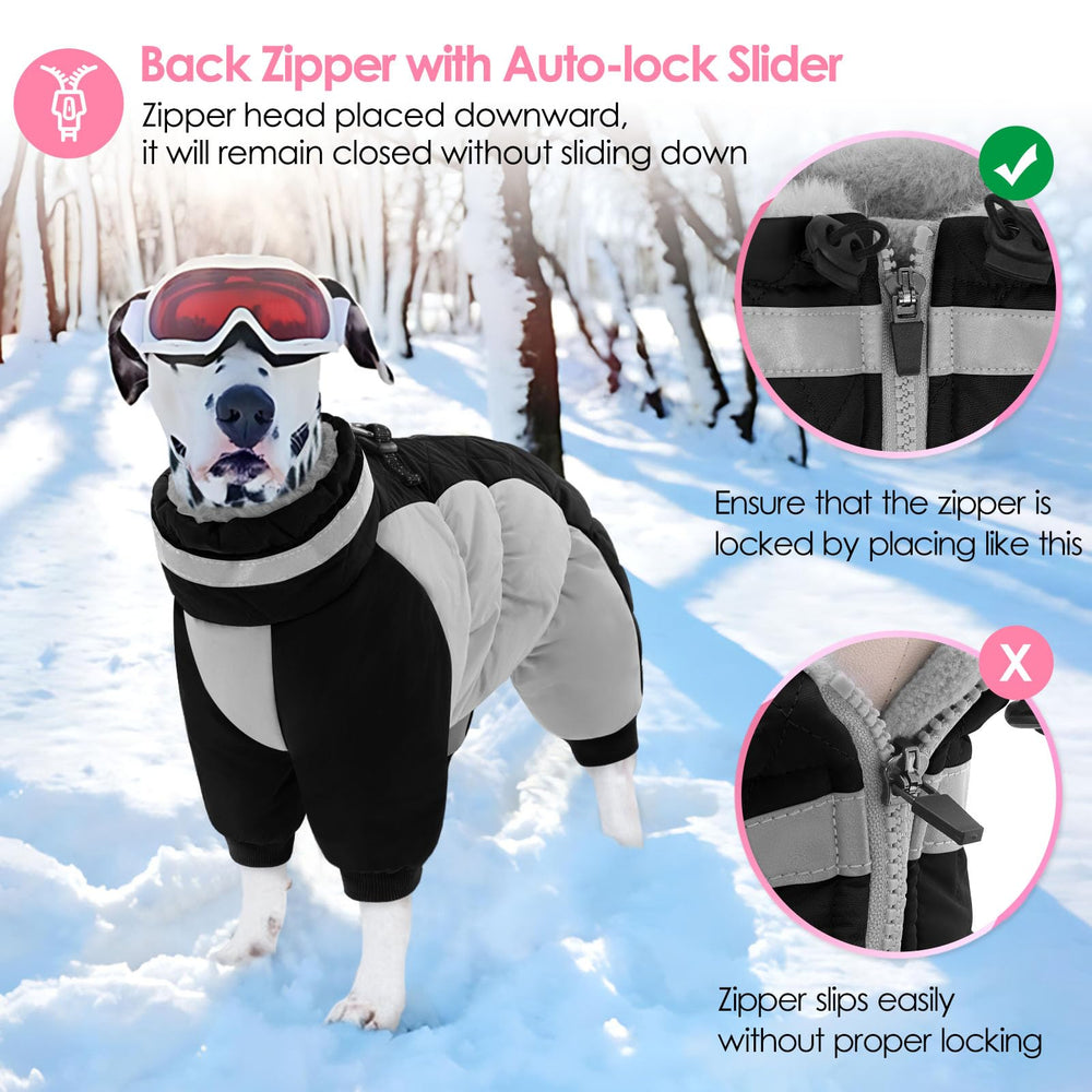 AOFITEE doudoune chien idéale pour jours froids et neige.