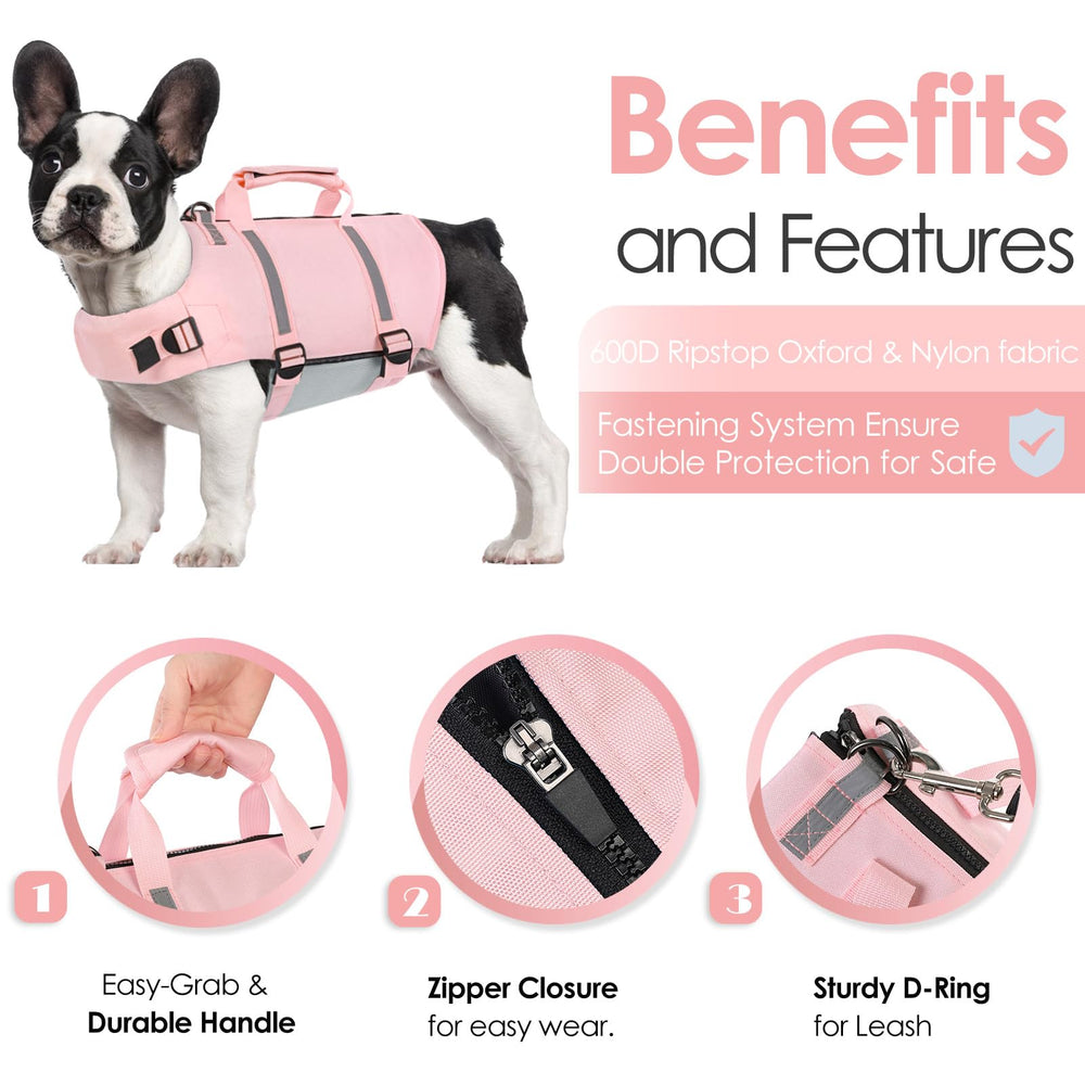 Anneaux en D robustes pour attache sur le gilet AOFITEE pour chien