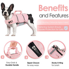 Anneaux en D robustes pour attache sur le gilet AOFITEE pour chien