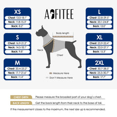 Gilet AOFITEE chien, réflecteurs brillants, meilleure visibilité lors des activités.