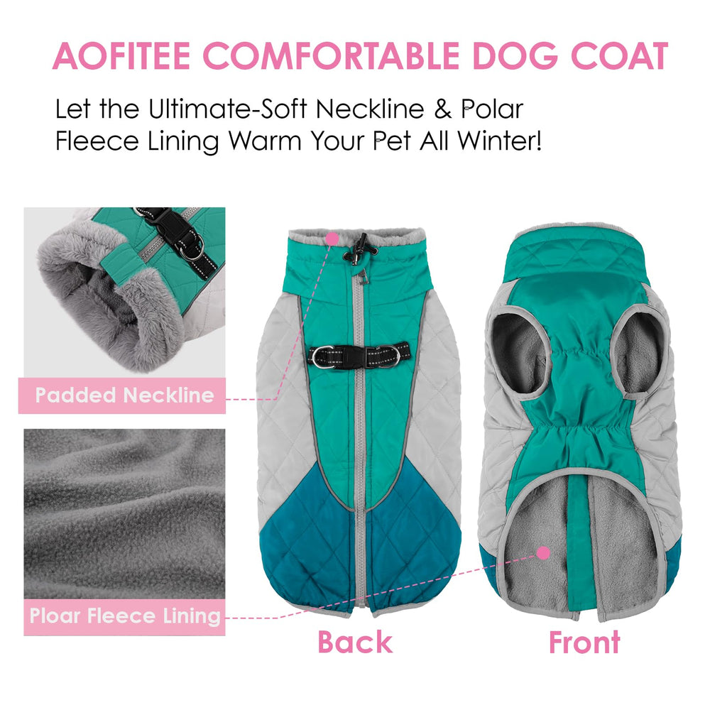 AOFITEE bandes réfléchissantes pour meilleure visibilité du chien.