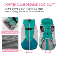 AOFITEE bandes réfléchissantes pour meilleure visibilité du chien.