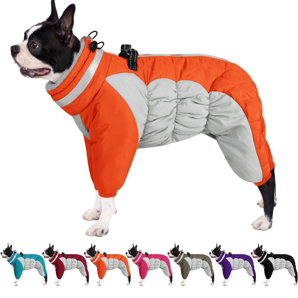 Manteau AOFITEE pour chien, doublure polaire chaude et douce.