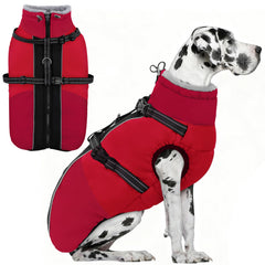 Manteau AOFITEE grand chien avec harnais integre, pratique pour les promenades.